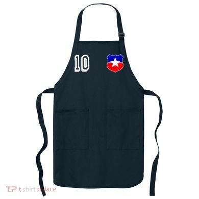 Chile Soccer La Roja Jersey Number 10 Apron