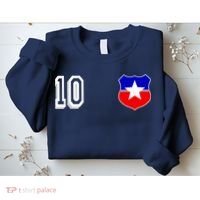 Chile Soccer La Roja Jersey Number 10 Sweatshirt thumb 2