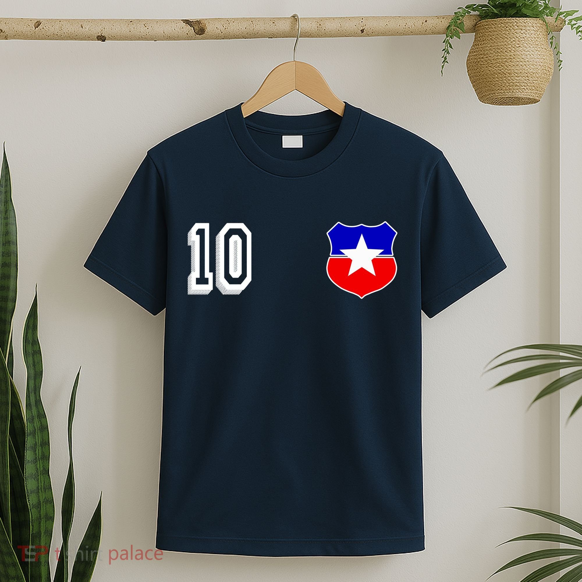 Chile Soccer La Roja Jersey Number 10 T-Shirt