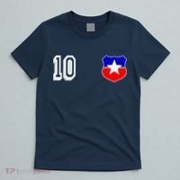 Chile Soccer La Roja Jersey Number 10 T-Shirt thumb 5