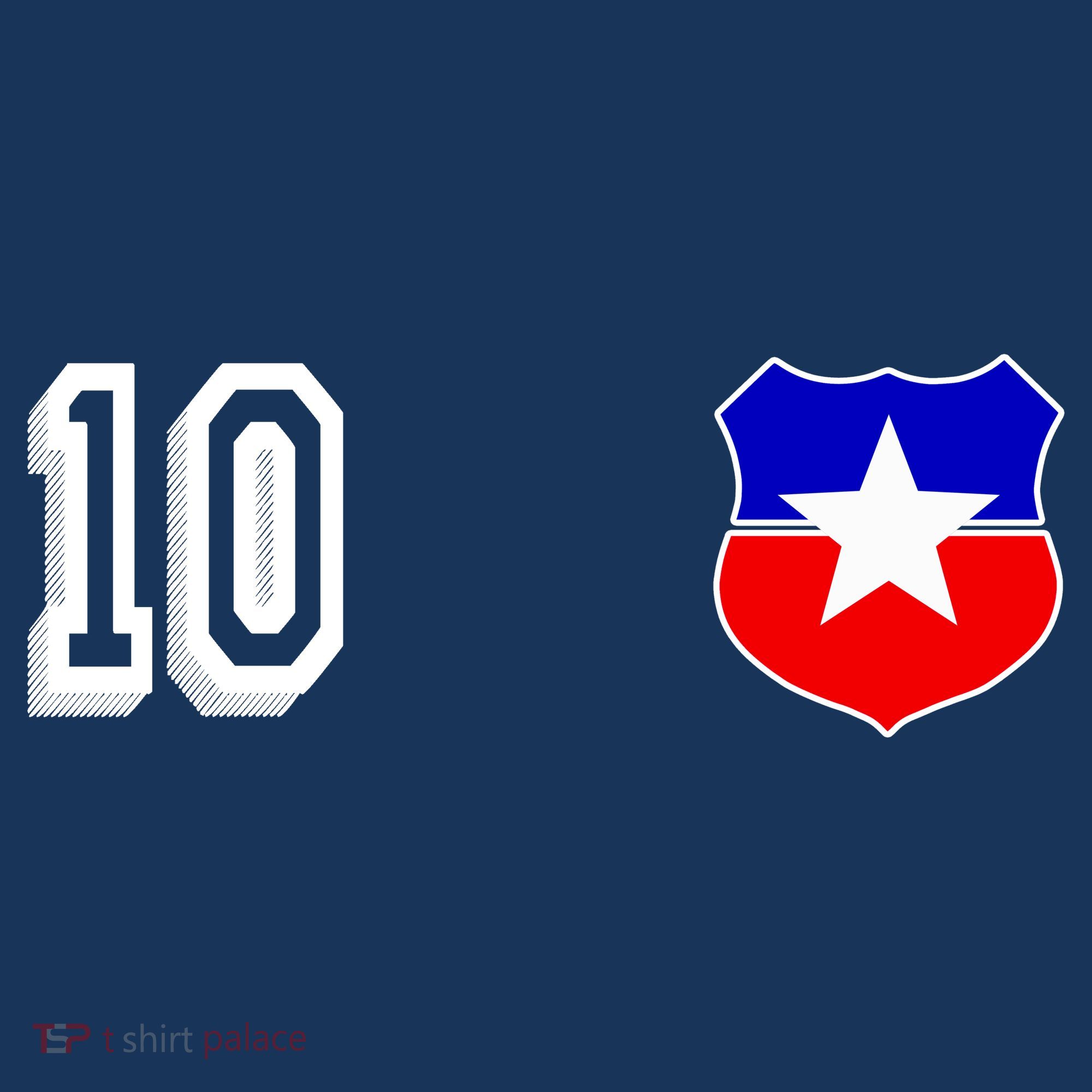Chile Soccer La Roja Jersey Number 10 Beanie
