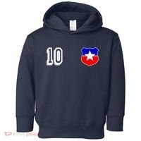 Chile Soccer La Roja Jersey Number 10 Toddler Hoodie thumb 0
