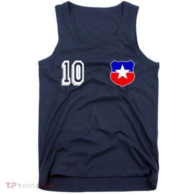 Chile Soccer La Roja Jersey Number 10 Tank Top