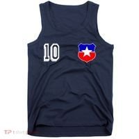 Chile Soccer La Roja Jersey Number 10 Tank Top thumb 0