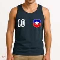Chile Soccer La Roja Jersey Number 10 Tank Top thumb 3