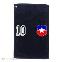 Chile Soccer La Roja Jersey Number 10 Golf Towel thumb 0