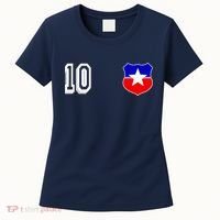 Chile Soccer La Roja Jersey Number 10 Women's T-Shirt thumb 0