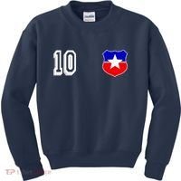 Chile Soccer La Roja Jersey Number 10 Kids Sweatshirt thumb 0