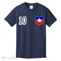 Chile Soccer La Roja Jersey Number 10 Kids T-Shirt thumb 0
