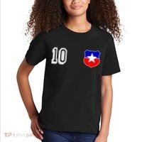 Chile Soccer La Roja Jersey Number 10 Kids T-Shirt thumb 2