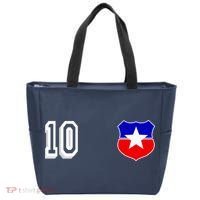 Chile Soccer La Roja Jersey Number 10 Tote Bag thumb 0