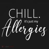 Chill It's Just My Allergies Funny Bucket Hat thumb 4