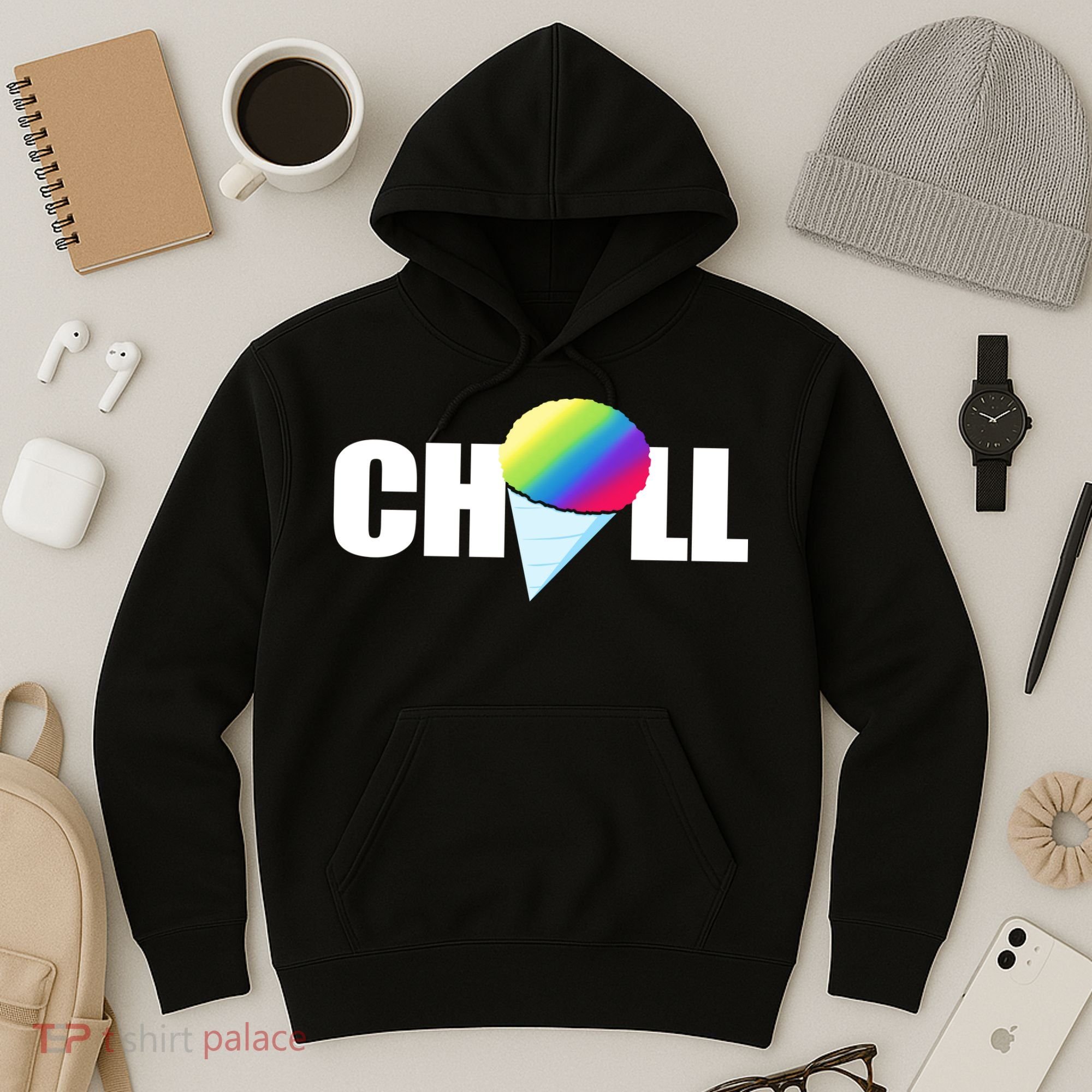 Chill Snowcone Retro Hoodie