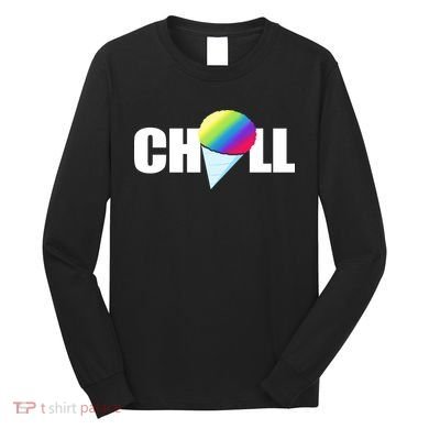 Chill Snowcone Retro Long Sleeve Shirt