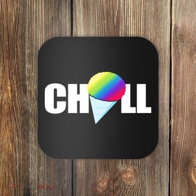 Chill Snowcone Retro Coaster