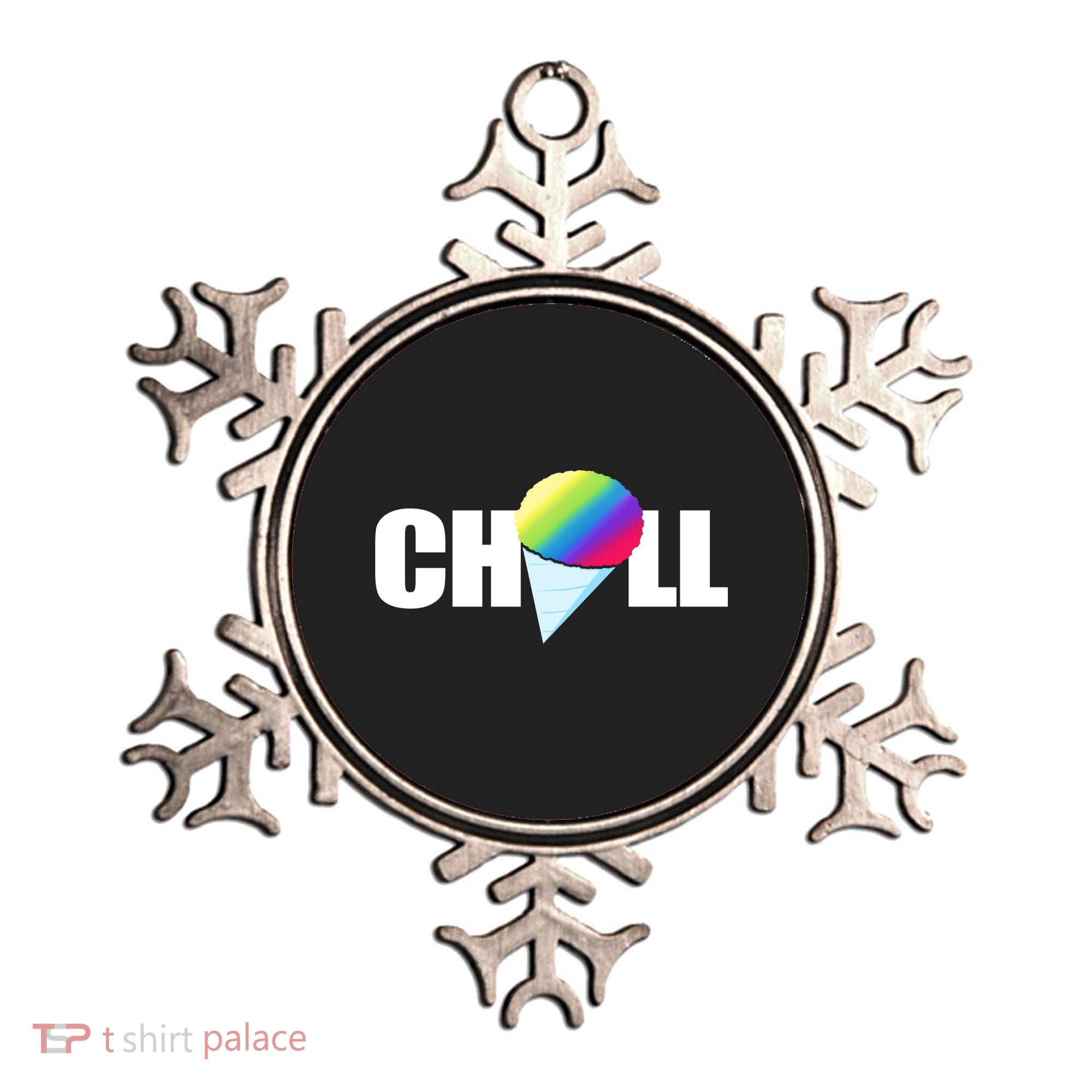 Chill Snowcone Retro Ornament
