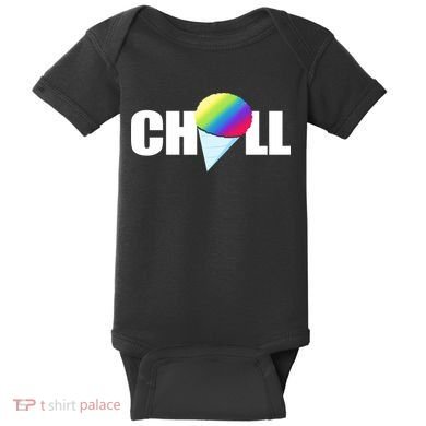 Chill Snowcone Retro Baby Bodysuit