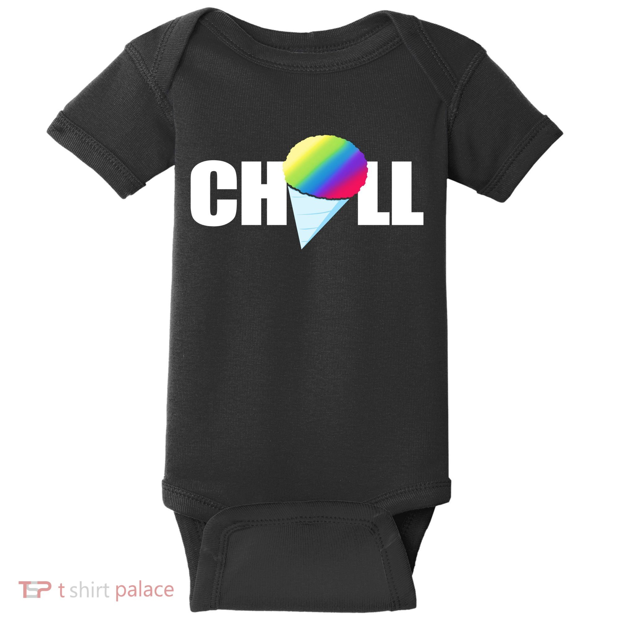 Chill Snowcone Retro Baby Bodysuit