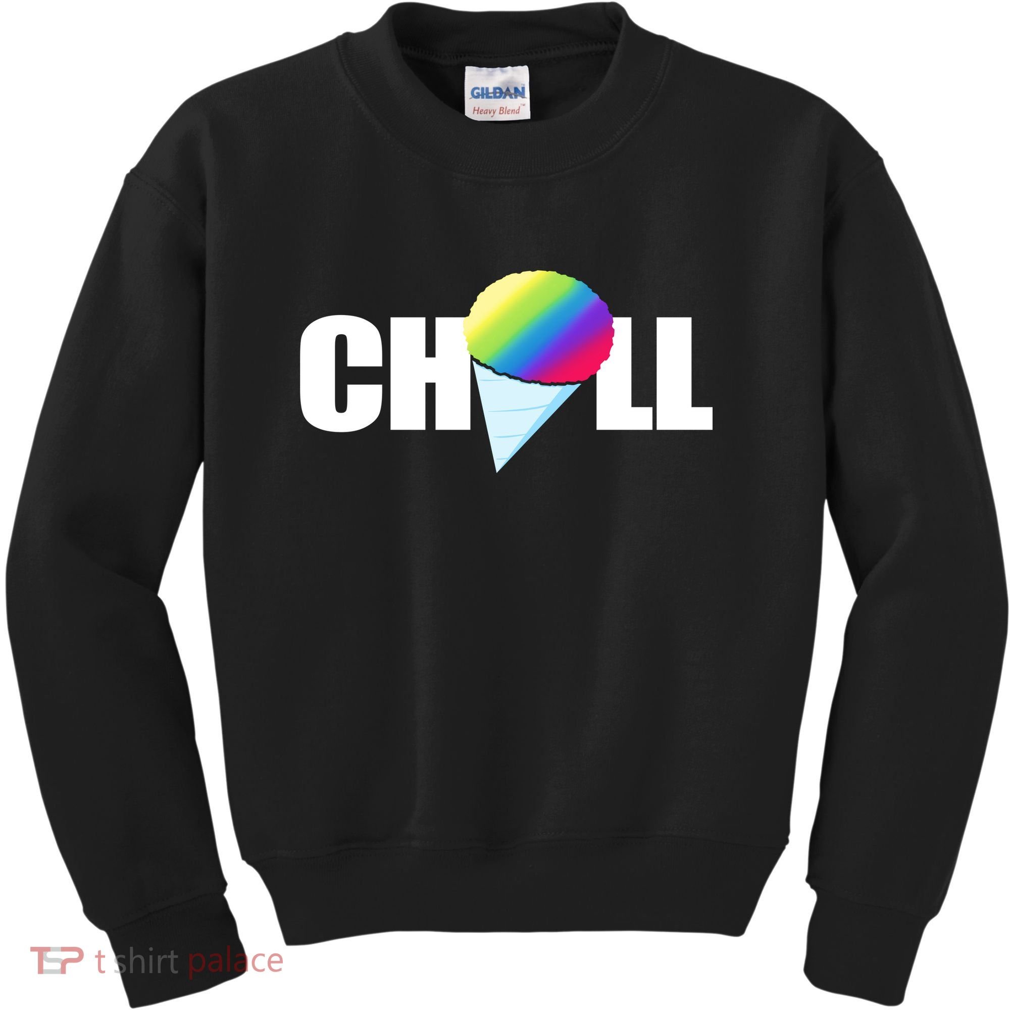 Chill Snowcone Retro Kids Sweatshirt