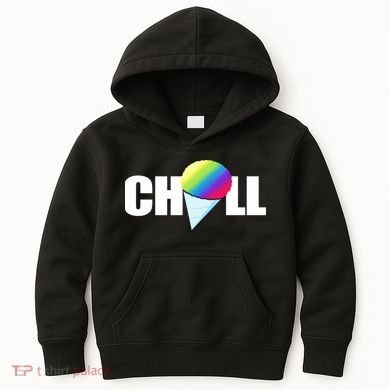 Chill Snowcone Retro Kids Hoodie