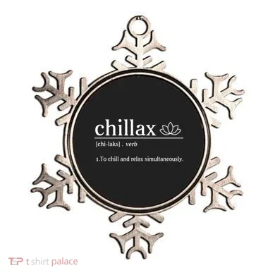 Chillax Definition Chill And Relax Simultaneously  Ornament