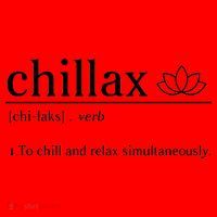 Chillax Definition Chill And Relax Simultaneously  Santa Hat thumb 1