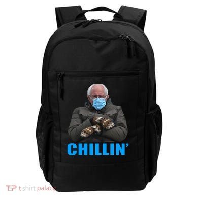 Chillin' Bernie Sanders Mittens Meme Sitting Backpack