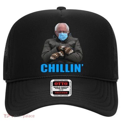 Chillin' Bernie Sanders Mittens Meme Sitting Hat