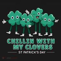 Chillin With My Clovers Doggie Tank thumb 4