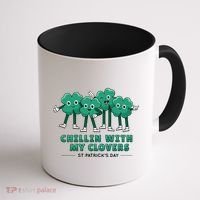 Chillin With My Clovers Coffee Mug thumb 1