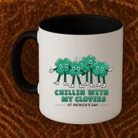 Chillin With My Clovers Coffee Mug thumb 2