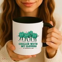 Chillin With My Clovers Coffee Mug thumb 3