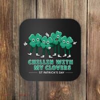 Chillin With My Clovers Coaster thumb 0