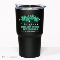 Chillin With My Clovers Tumbler thumb 0