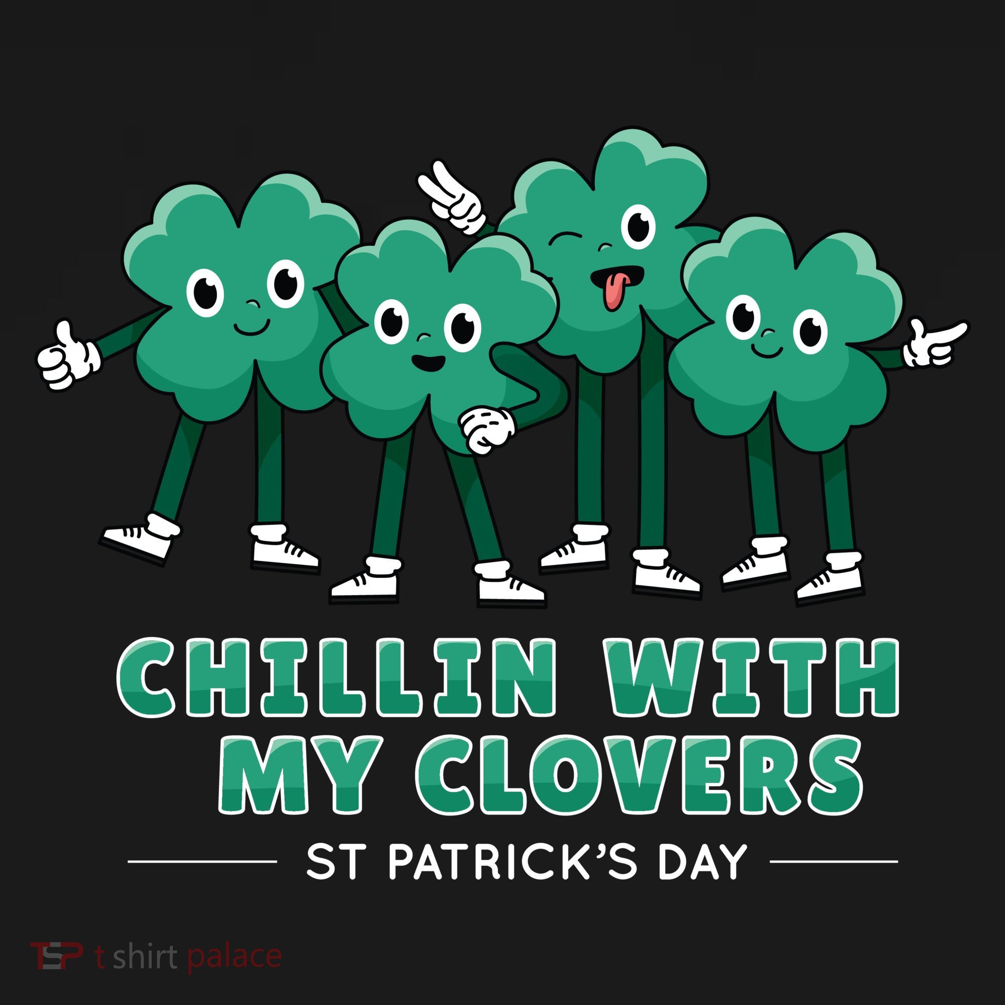 Chillin With My Clovers Mousepad