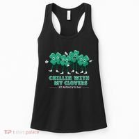 Chillin With My Clovers Women's Tank Top thumb 0