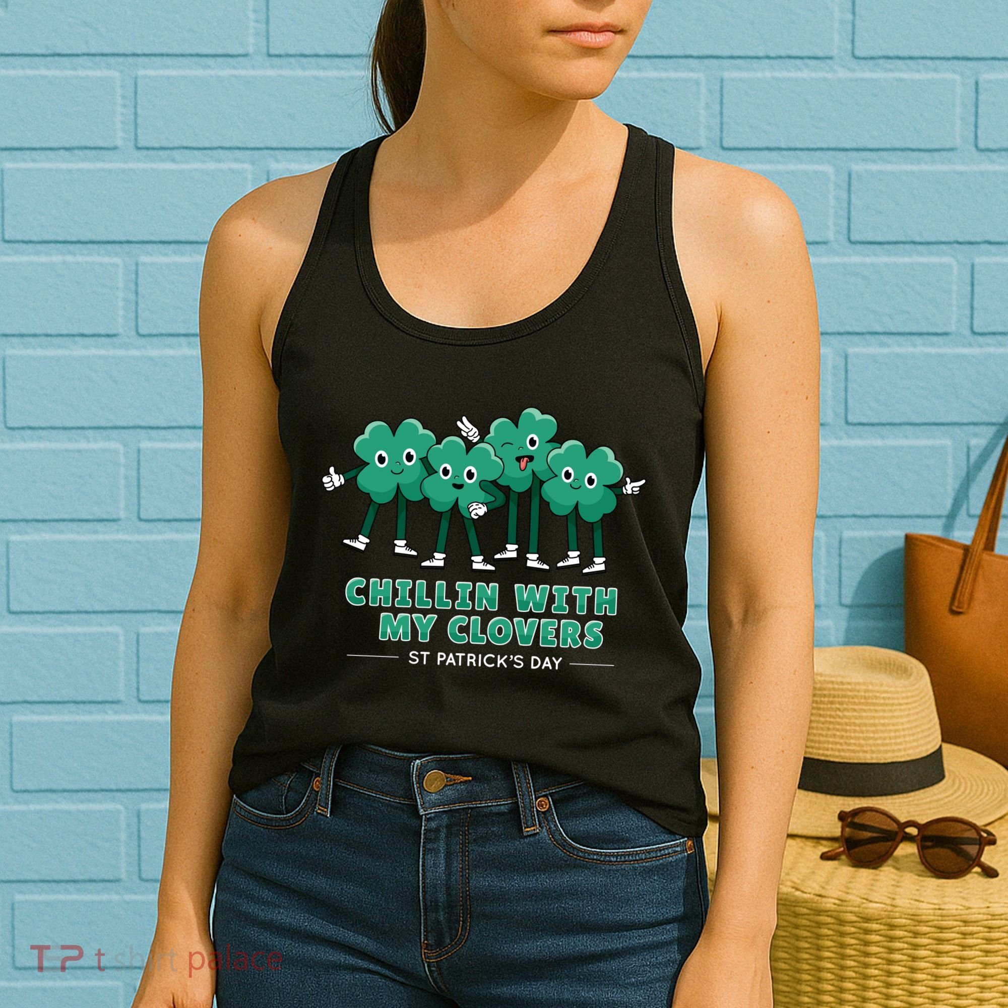 Chillin With My Clovers Women's Tank Top