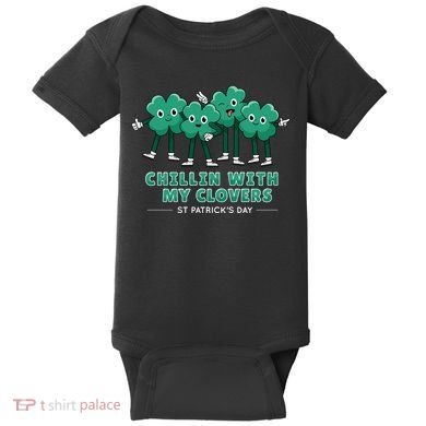 Chillin With My Clovers Baby Bodysuit