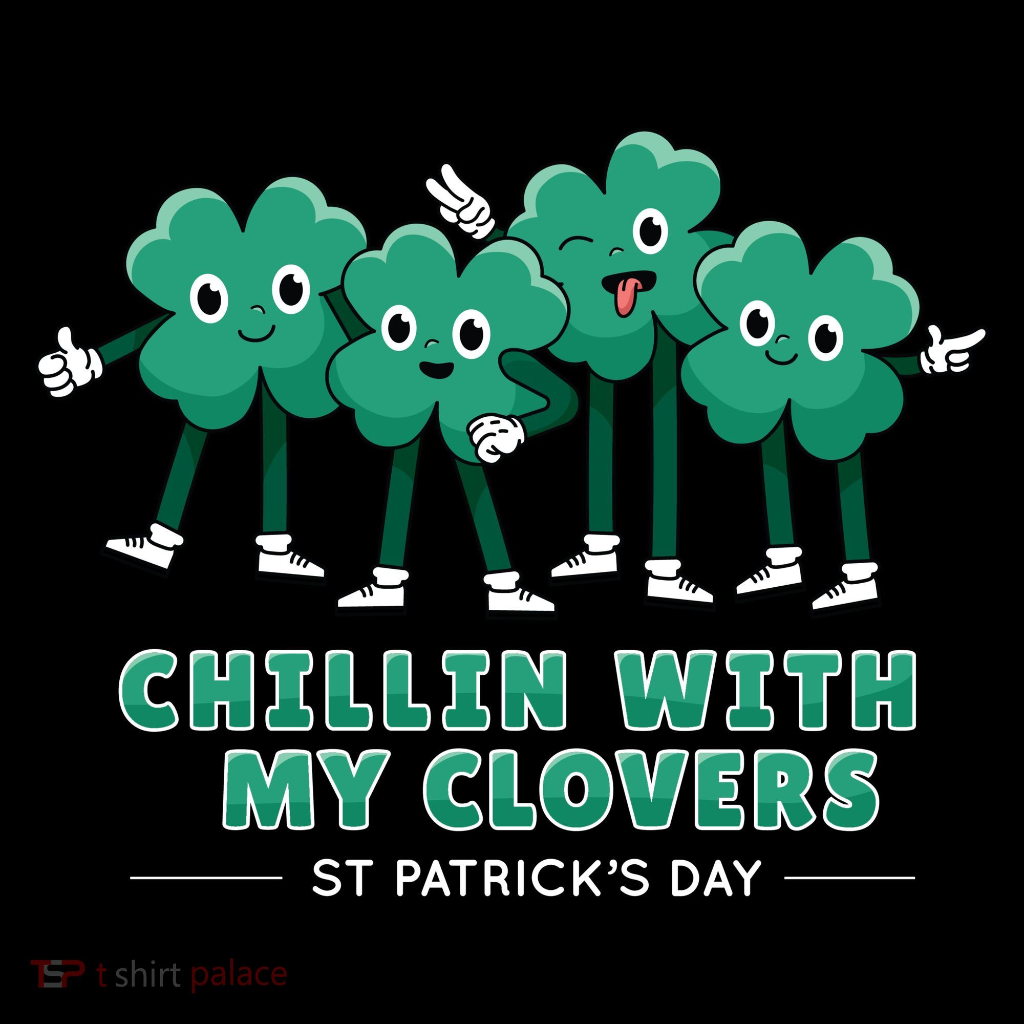 Chillin With My Clovers Toddler Hoodie