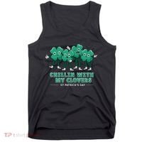 Chillin With My Clovers Tank Top thumb 0
