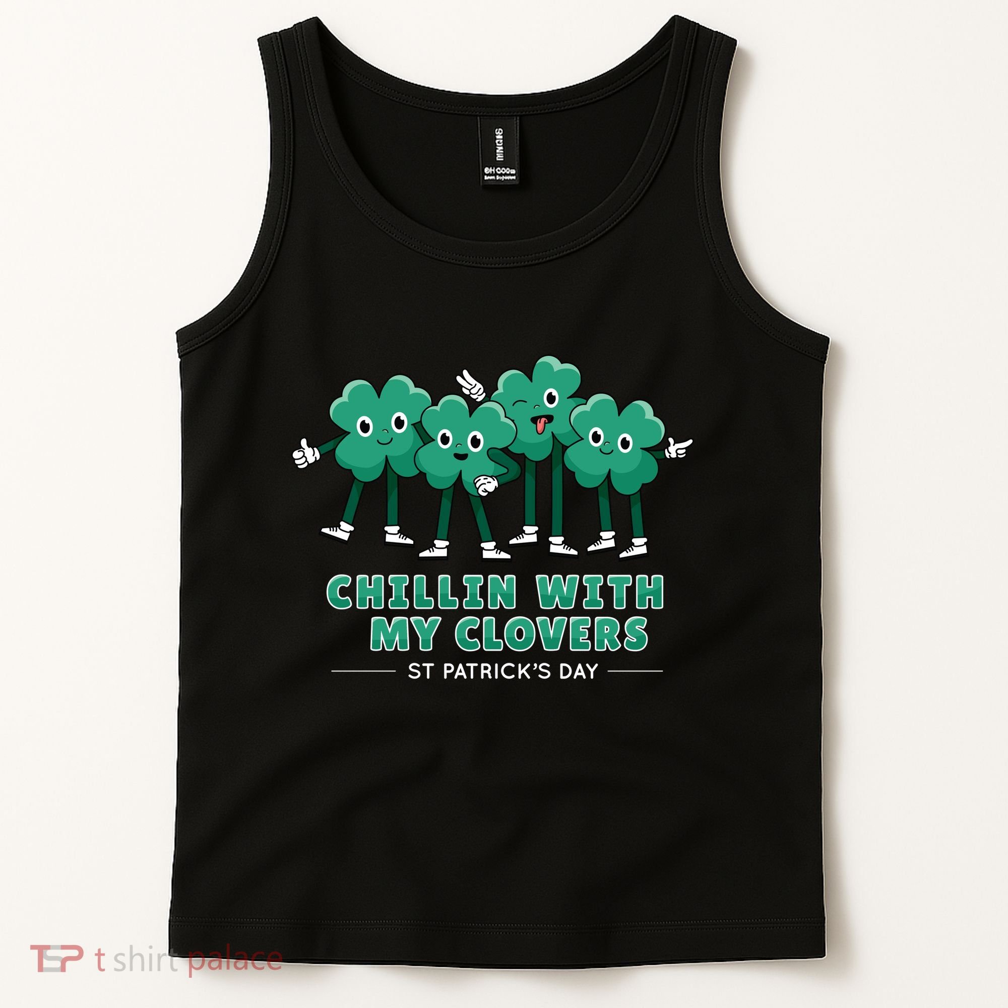 Chillin With My Clovers Tank Top