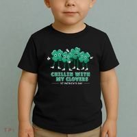 Chillin With My Clovers Toddler T-Shirt thumb 2