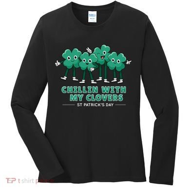 Chillin With My Clovers Women's Long Sleeve Shirt
