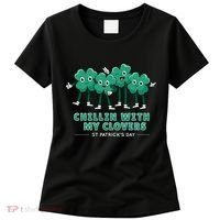 Chillin With My Clovers Women's T-Shirt thumb 0