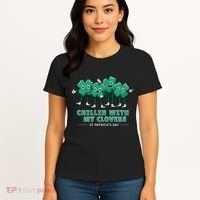 Chillin With My Clovers Women's T-Shirt thumb 4