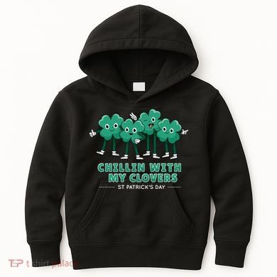 Chillin With My Clovers Kids Hoodie
