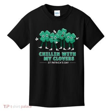 Chillin With My Clovers Kids T-Shirt