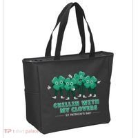 Chillin With My Clovers Tote Bag thumb 2
