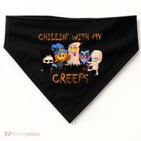 Chillin With My Creeps USA-Made Doggie Bandana thumb 0