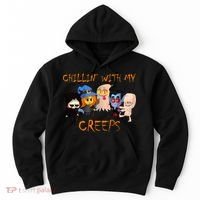 Chillin With My Creeps Hoodie thumb 0